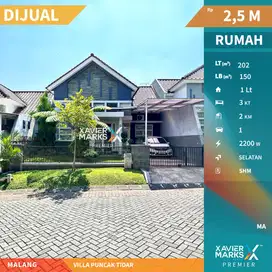 Dijual Rumah di Villa Puncak Tidar Malang Selangkah dari Machung