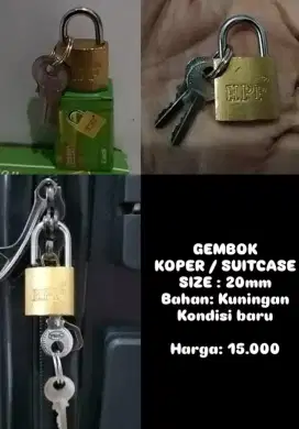 Ready koper size 20 24 murah harga grosir