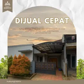 Jual Rumah Di Perumahan Bogor Baru dekat  kampus pakuan dan IPB