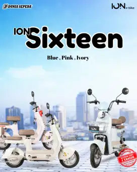 Jual Sepeda Listrik Ion Sixteen Free Helm