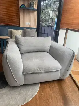 JUAL SOFA PREMIUM BULU ANGSA 1 SEATER - TENZO AUSTIN