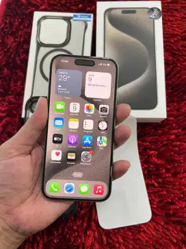 Iphone 15 Pro 256GB iBox Fullset Bekas Pemakaian Istimewa