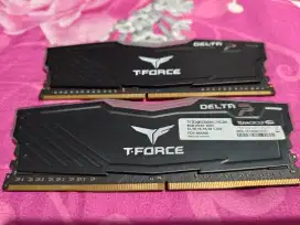 RAM TEAM TFORCE DELTA RAM LONGDIMM DDR4 16GB (8GBX2) PC3000 RGB BLACK