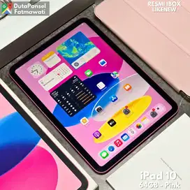 EX IBOX IPAD 10 64GB PINK LIKENEW FULLSET ORIGINAL