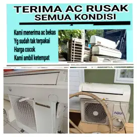 Terima ac bekas rusak