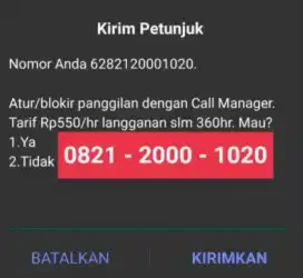 U/CALL CENTER/OWNER/ARTIS/PEJABAT,NoCantik istimewa TELKOMSEL,jUALcpat