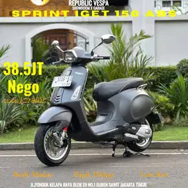 PIAGGIO VESPA SPRINT S 150 IGET ABS Tahun 2018 ABU Dof Colour PERFECT