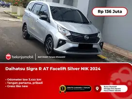 [ LOW KM 3RB ] Daihatsu Sigra R AT Facelift Silver 2024/2025