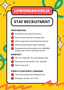 Staff Recruiter (RCT)