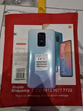 Redmi Note 9 6/128 No Minus Fullset