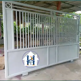 Pintu pagar gerbang minimalis modern