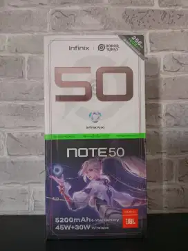 Infinix note 50 segel baru dalam box resmi garansi