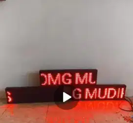 Dijual cepat Runing Text