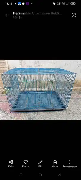 JUAL KANDANG KOTAK BESI BUAT KUCING DAN LOVE BIRD