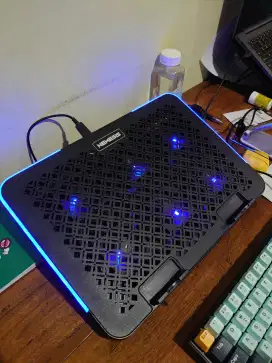 Cooling Pad Plat Topper 6 Fan RGB Nemesis