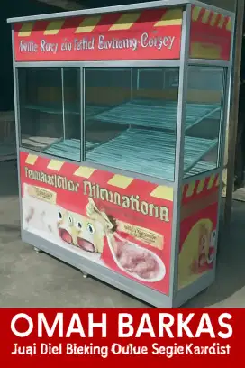 Dijual Gerobak Bekas Fried Chicken (Cocok untuk Gorengan dan Lainnya)