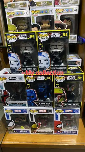 Mainan action figure Starwars One piece dragon ball sonic deadpool