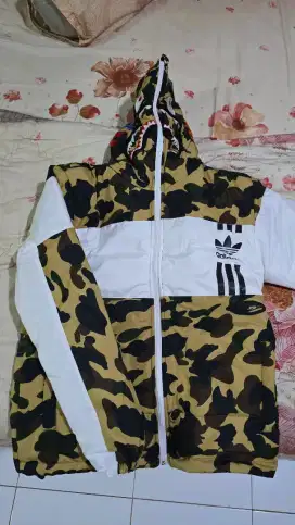 Jaket Bape X Adidas Original
