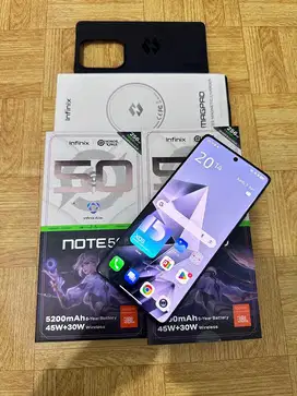Infinix Note 50 ram 8+8/256 GB Fullset baru 1 minggu pakai