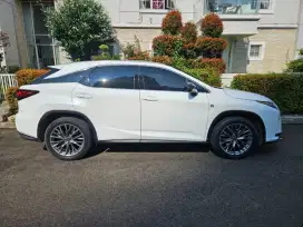 Lexus RX 200t f sport 2017 white on red