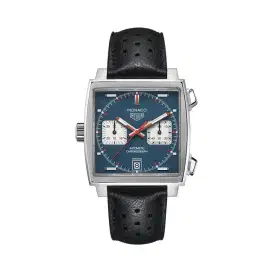 Tag Heuer Monaco Steve McQueen Blue Left Handed Chronograph Caliber 11