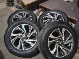 Jual velg original toyota ribon facelift R16+ ban205/65/16 thn21