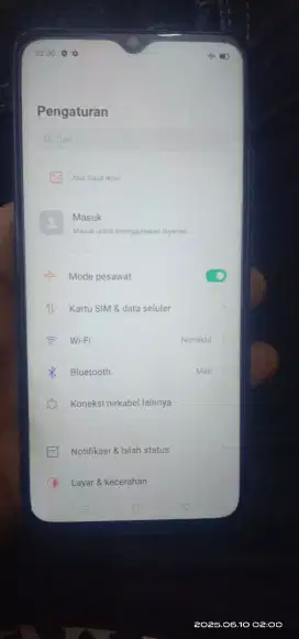 Oppo A15 ram 3/32 mesin