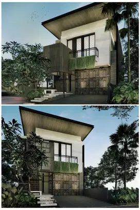 rumah baru tropical balinese design citraland