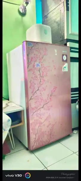 Kulkas Sharp 1 pintu Cantik siap PAKAI