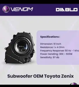 Subwoofer khusus ZENIX