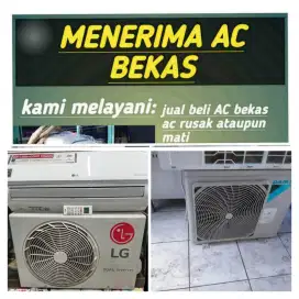 Terima ac bekas rusak