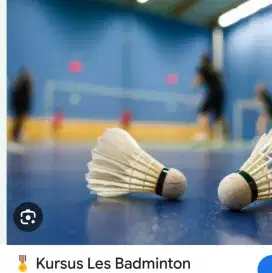 Kursus les Badminton sby barat privat private