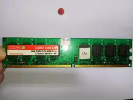 KARTU MEMORI EXTERNAL FOR CPU  1 GB DDR2 SDRAM- PC 5300 CL-5 + 16 IC