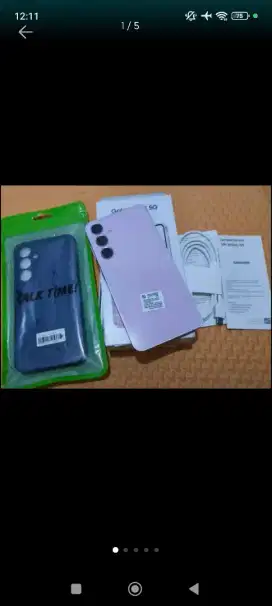 A55 12/256 lilac purple bekas resmi like new
