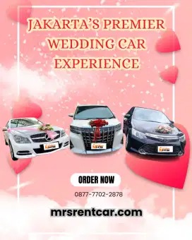 Wedding car/ rental mobil premium
