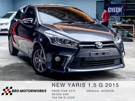 (TDP 19jt) TOYOTA YARIS G AT 2015, YARIS G AT 2016, YARIS G AT 2014