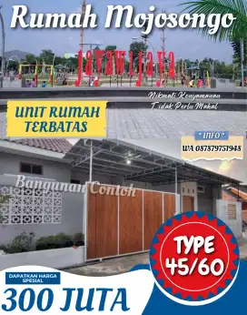 RUMAH BARU MOJOSONGO DEKAT TAMAN JAYAWIJAYA.