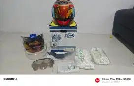 Dijual Helm Arai RX7X TTiom 2020 like new no dent SNI