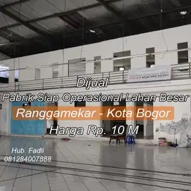 DIJUAL PABRIK STRATEGIS. SHM.