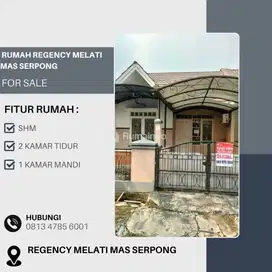 DIJUAL RUMAH REGENCY MELATI MAS SERPONG