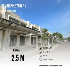 TERMURAH RUMAH PIK2 - PANTAI INDAH KAPUK TAHAP 1 DEKAT TOL