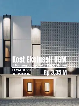 Kost Ekslussif 16 kamar dekat UGM Jakal km 7 Banteng