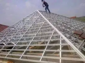 Rangka atap baja ringan,renovasi atap rumah