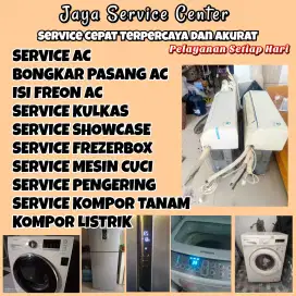 Service AC Mesin Cuci Bongkar Pasang AC Servis Frezer Kulkas Bubutan