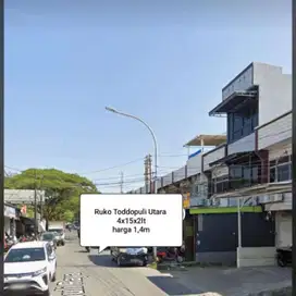DIJUAL RUKO TODDOPULI UTARA JALAN POROS