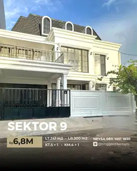Rumah Brand New American Classic Swim Pool Sektor 9 Bintaro rn10621