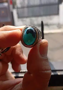 Batu Bacan ring perak Bali no 8