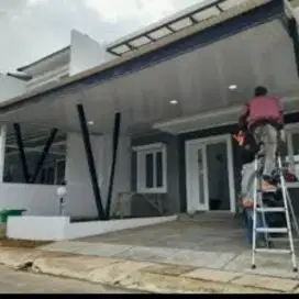 Kanopi baja ringan,kanopi pvc mewah,kanopi baja ringan dan pvc