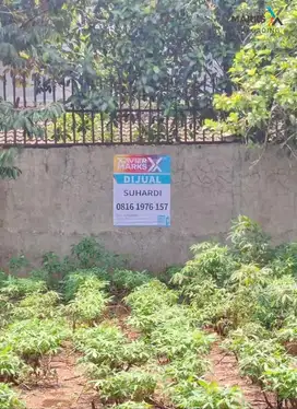 Tanah Kavling Rumah Kebon dijual di Parung Hijau 2 Tajur Halang Bogor