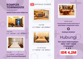 Komplek Townhouse Rumah Baru Edisi Terbatas Kedoya Selatan